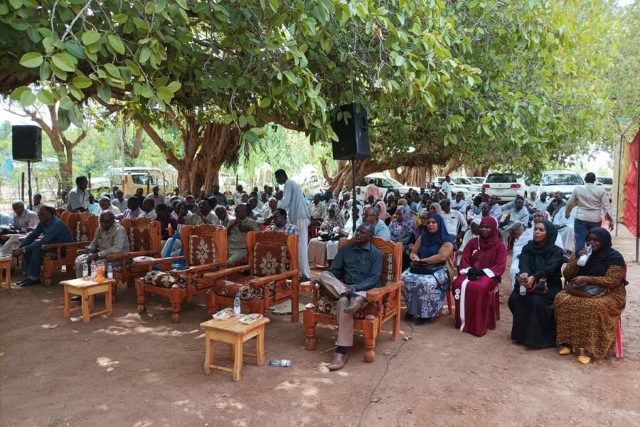 Gezira - Meeting with local farmers